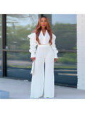 Delina - Cold Shoulder Two Piece Set